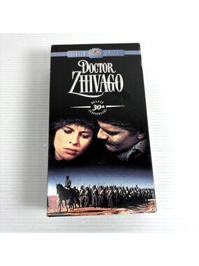 Doctor Zhivago 30th Anniversary Edition VHS MGM/UA Home Video Screen Epics
